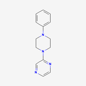 molecular formula C14H16N4 B2380690 2-(4-Phenylpiperazin-1-yl)pyrazine CAS No. 875229-24-6