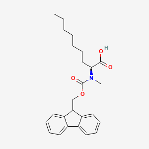 molecular formula C25H31NO4 B2380699 Fmoc-MeAnon(2)-OH CAS No. 2389078-35-5