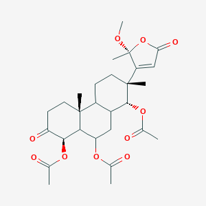molecular formula C17H19N3O6S3 B238076 Tylogenin CAS No. 135247-46-0