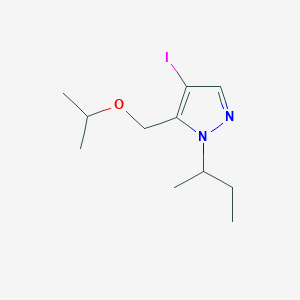 1-sec-butyl-4-iodo-5-(isopropoxymethyl)-1H-pyrazole
