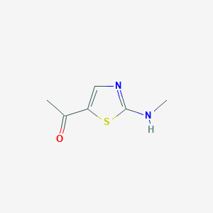 molecular formula C6H8N2OS B2380816 1-(2-(Methylamino)thiazol-5-yl)ethanone CAS No. 339022-27-4