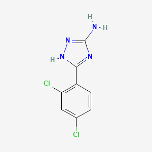 molecular formula C8H6Cl2N4 B2380819 5-(2,4-dichlorophenyl)-4H-1,2,4-triazol-3-amine CAS No. 168893-49-0