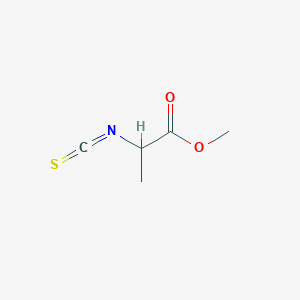 molecular formula C5H7NO2S B2380831 Methyl 2-isothiocyanatopropanoate CAS No. 21055-39-0; 26349-75-7