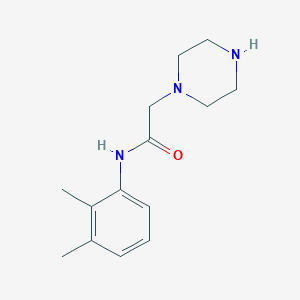 molecular formula C14H21N3O B2380891 N-(2,3-二甲苯基)-2-(哌嗪-1-基)乙酰胺 CAS No. 851903-43-0