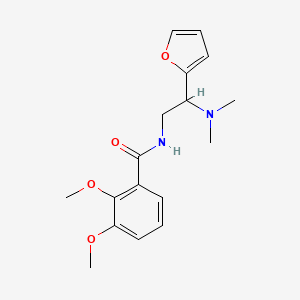molecular formula C17H22N2O4 B2380905 N-(2-(dimethylamino)-2-(furan-2-yl)ethyl)-2,3-dimethoxybenzamide CAS No. 941940-12-1
