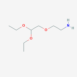 molecular formula C8H19NO3 B2380922 2-(2,2-Diethoxyethoxy)ethanamine CAS No. 76534-71-9