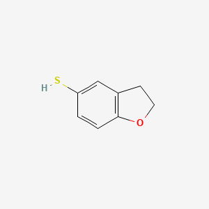 molecular formula C8H8OS B2380933 2,3-Dihydro-1-benzofuran-5-thiol CAS No. 934347-73-6