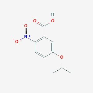 molecular formula C10H11NO5 B2380948 2-硝基-5-(丙-2-氧基)苯甲酸 CAS No. 78361-08-7