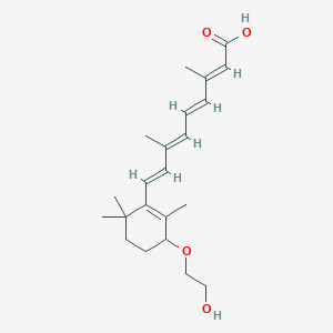 molecular formula C10H10N2 B238096 4-(2-Hydroxyethoxy)retinoic acid CAS No. 133697-07-1