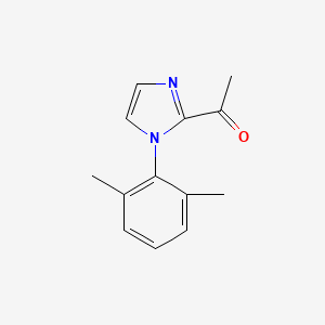 molecular formula C13H14N2O B2380963 1-[1-(2,6-Dimethylphenyl)imidazol-2-yl]ethanone CAS No. 2090002-31-4