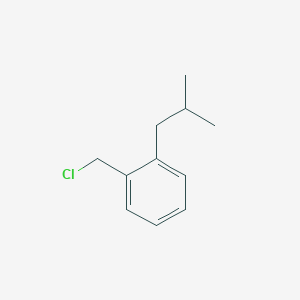 molecular formula C11H15Cl B2380986 1-(Chloromethyl)-2-isobutylbenzene CAS No. 103861-30-9
