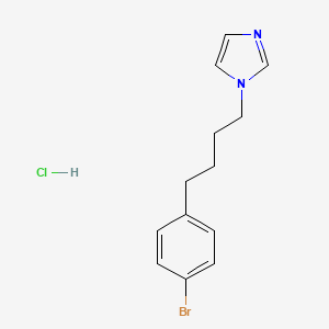 molecular formula C13H16BrClN2 B2381007 HO-1-IN-1 盐酸盐 CAS No. 1092851-70-1