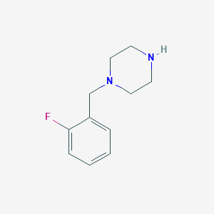 molecular formula C11H15FN2 B2381060 1-(2-Fluorobenzyl)piperazine CAS No. 199672-03-2; 435345-41-8; 89292-78-4
