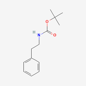 molecular formula C13H19NO2 B2381070 tert-Butyl N-(2-phenylethyl)carbamate CAS No. 38427-90-6; 81616-14-0