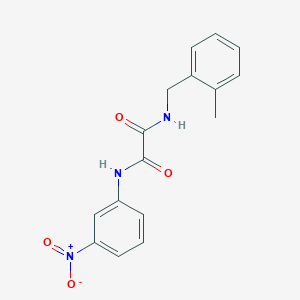 molecular formula C16H15N3O4 B2381106 N1-(2-methylbenzyl)-N2-(3-nitrophenyl)oxalamide CAS No. 941894-80-0