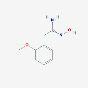 molecular formula C9H12N2O2 B238115 Benzeneethanimidamide, N-hydroxy-2-methoxy- CAS No. 137499-39-9