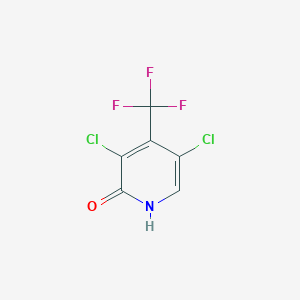 molecular formula C6H2Cl2F3NO B2381251 3,5-Dichloro-4-trifluoromethyl-pyridin-2-OL CAS No. 109919-33-7