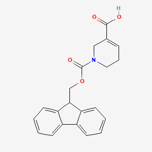 molecular formula C21H19NO4 B2381270 Fmoc-1,2,5,6-tetrahydropyridine-3-carboxylic acid CAS No. 851292-43-8