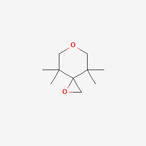 molecular formula C10H18O2 B2381291 4,4,8,8-Tetramethyl-1,6-dioxaspiro[2.5]octane CAS No. 2248300-46-9