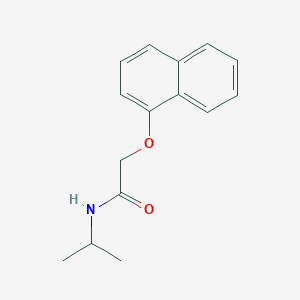 molecular formula C15H17NO2 B2381319 N-isopropyl-2-(naphthalen-1-yloxy)acetamide CAS No. 28949-26-0