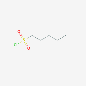 molecular formula C6H13ClO2S B2381359 4-Methylpentane-1-sulfonyl chloride CAS No. 60154-83-8