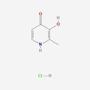 molecular formula C6H8ClNO2 B2381362 3-Hydroxy-2-methyl-1,4-dihydropyridin-4-one hydrochloride CAS No. 17184-18-8