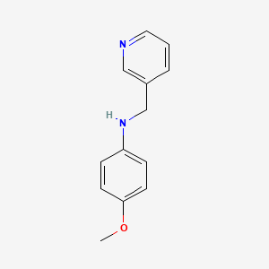 molecular formula C13H14N2O B2381384 (4-Methoxy-phenyl)-pyridin-3-ylmethyl-amine CAS No. 300347-33-5