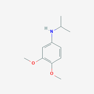 molecular formula C11H17NO2 B2381401 N-Isopropyl-3,4-dimethoxyaniline CAS No. 254891-48-0