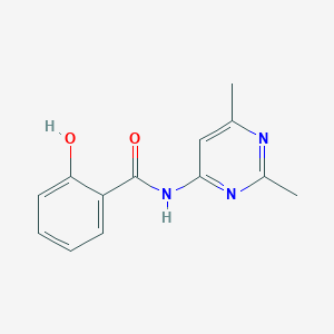 N-(2,6-dimethylpyrimidin-4-yl)-2-hydroxybenzamide