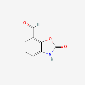 molecular formula C8H5NO3 B2381468 2-氧代-2,3-二氢苯并恶唑-7-甲醛 CAS No. 926004-14-0