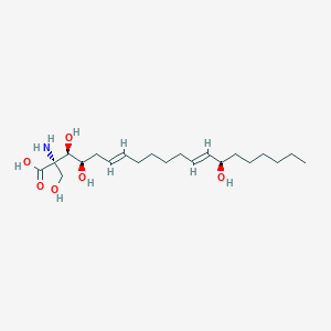 2-Amino-3,4,14-trihydroxy-2-hydroxymethyleicosa-6,12-dienoic acid