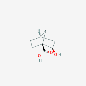 molecular formula C8H12O3 B2381591 (1S,2R,4S)-2-羟基双环[2.2.1]庚烷-1-羧酸 CAS No. 1932286-17-3