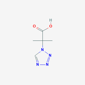 2-Methyl-2-(tetrazol-1-yl)propanoic acid