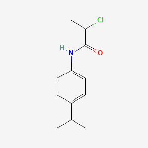 molecular formula C12H16ClNO B2381605 2-chloro-N-(4-isopropylphenyl)propanamide CAS No. 790725-80-3