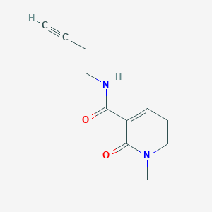 molecular formula C11H12N2O2 B2381641 N-but-3-ynyl-1-methyl-2-oxopyridine-3-carboxamide CAS No. 1351590-37-8