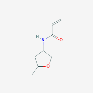 molecular formula C8H13NO2 B2381642 N-(5-Methyloxolan-3-yl)prop-2-enamide CAS No. 2018139-33-6