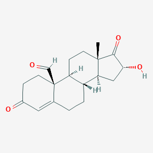 molecular formula C5H12N2O B238165 16-Hydroxy-19-oxo-4-androsten-3,17-dione CAS No. 129880-44-0