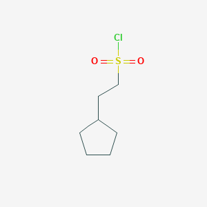 molecular formula C7H13ClO2S B2381661 2-Cyclopentylethane-1-sulfonyl chloride CAS No. 405219-36-5
