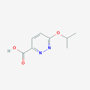 molecular formula C8H10N2O3 B2381669 6-异丙氧基吡哒嗪-3-羧酸 CAS No. 1184499-05-5
