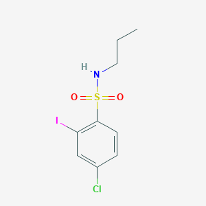 4-chloro-2-iodo-N-propylbenzenesulfonamide