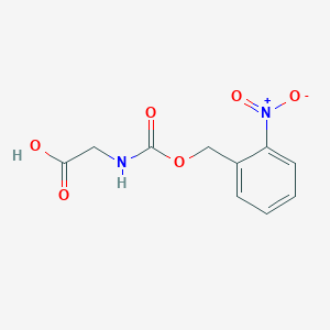 molecular formula C10H10N2O6 B2381696 (((2-Nitrobenzyl)oxy)carbonyl)glycine CAS No. 30007-79-5