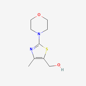 [4-Methyl-2-(4-morpholinyl)-1,3-thiazol-5-yl]methanol