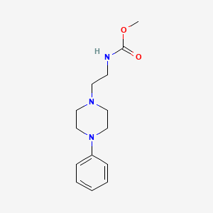 molecular formula C14H21N3O2 B2381729 甲基（2-(4-苯基哌嗪-1-基)乙基)氨基甲酸酯 CAS No. 1210817-49-4