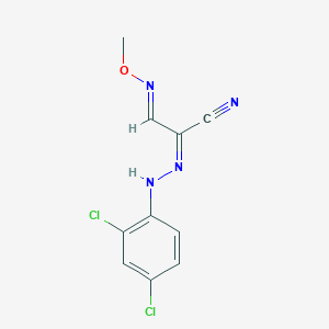 2-[2-(2,4-Dichlorophenyl)hydrazono]-3-(methoxyimino)propanenitrile