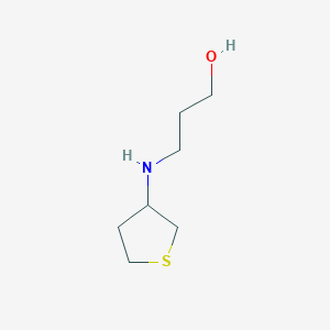3-[(Thiolan-3-yl)amino]propan-1-ol