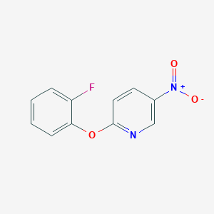 2-(2-Fluorophenoxy)-5-nitropyridine
