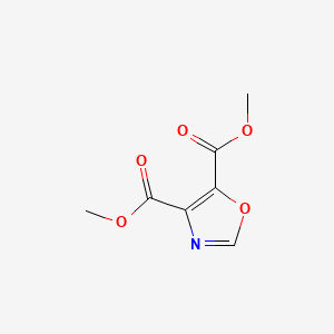 molecular formula C7H7NO5 B2381817 Dimethyl 1,3-oxazole-4,5-dicarboxylate CAS No. 72030-81-0