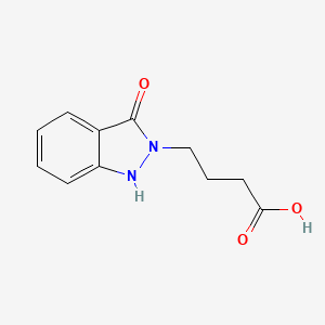 4-(3-oxo-1,3-dihydro-2H-indazol-2-yl)butanoic acid