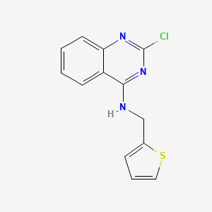 molecular formula C13H10ClN3S B2381843 2-chloro-N-(thiophen-2-ylmethyl)quinazolin-4-amine CAS No. 1026287-65-9