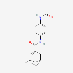 molecular formula C19H24N2O2 B2381867 N-(4-acetamidophenyl)adamantane-1-carboxamide CAS No. 339222-21-8